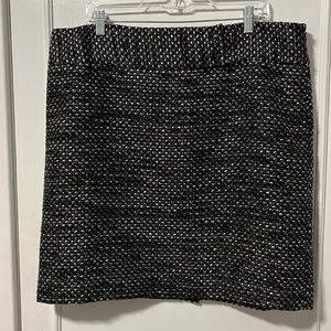 Ann Taylor Black and White Skirt